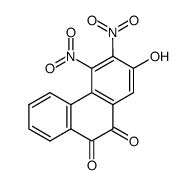 2-hydroxy-3,4-dinitro-phenanthrene-9,10-dione Structure