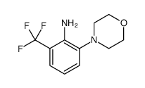 Benzenamine, 2-(4-morpholinyl)-6-(trifluoromethyl)结构式