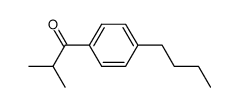 1-(4-butyl-phenyl)-2-methyl-propan-1-one结构式