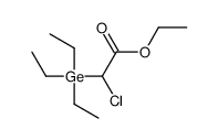 ethyl 2-chloro-2-triethylgermylacetate结构式