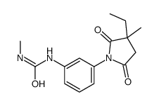 1-[3-(3-ethyl-3-methyl-2,5-dioxopyrrolidin-1-yl)phenyl]-3-methylurea结构式