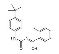 N-[(4-tert-butylphenyl)carbamoyl]-2-methylbenzamide结构式