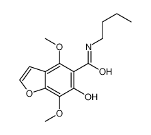 N-butyl-6-hydroxy-4,7-dimethoxy-1-benzofuran-5-carboxamide Structure