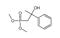1-dimethoxyphosphoryl-2-phenylpropan-2-ol Structure