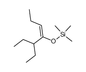 (E)-5-ethyl-4-(trimethylsiloxy)-3-heptene结构式