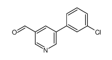 5-(3-氯苯基)烟醛结构式