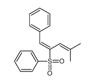 [2-(benzenesulfonyl)-4-methylpenta-1,3-dienyl]benzene Structure