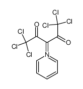 Pyridinium-di-trichloracetyl-methylid Structure