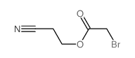 Acetic acid, 2-bromo-,2-cyanoethyl ester structure