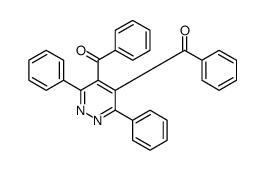 (5-benzoyl-3,6-diphenylpyridazin-4-yl)-phenylmethanone结构式