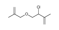 3-chloro-2-methyl-4-(2-methylprop-2-enoxy)but-1-ene结构式