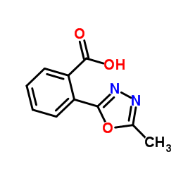 2-(5-Methyl-1,3,4-oxadiazol-2-yl)benzoic acid Structure