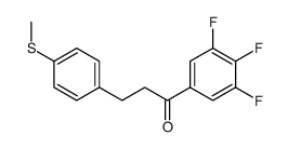 3-(4-THIOMETHYLPHENYL)-3',4',5'-TRIFLUOROPROPIOPHENONE Structure