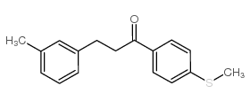 3-(3-METHYLPHENYL)-4'-THIOMETHYLPROPIOPHENONE structure