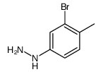 (3-BROMO-4-METHYL-PHENYL)-HYDRAZINE Structure