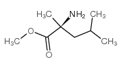 L-alpha-Methylleucine methyl ester结构式