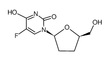 5-Fluoro-4-hydroxy-1-((2S,5R)-5-hydroxymethyl-tetrahydro-furan-2-yl)-1H-pyrimidin-2-one Structure