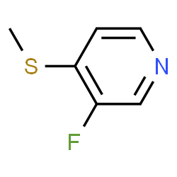 3-Fluoro-4-(methylthio)-pyridine结构式