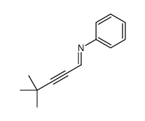 4,4-dimethyl-N-phenylpent-2-yn-1-imine Structure