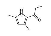 1-Propanone,1-(3,5-dimethylpyrrol-2-yl)-(7CI) structure
