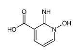 1-hydroxy-2-iminopyridine-3-carboxylic acid Structure