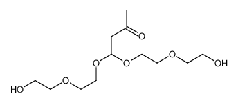 4,4-bis[2-(2-hydroxyethoxy)ethoxy]butan-2-one Structure