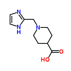 1-(1H-Imidazol-2-ylmethyl)-4-piperidinecarboxylic acid图片