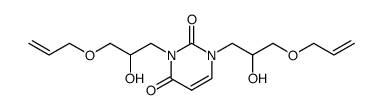N1-N3-bis(3-allilossi-2-idrossipropil)uracile结构式