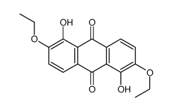 2,6-diethoxy-1,5-dihydroxyanthracene-9,10-dione结构式