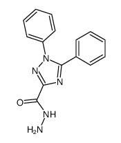 1,5-DIPHENYL-1H-[1,2,4]TRIAZOLE-3-CARBOXYLIC ACID HYDRAZIDE structure