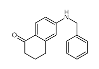 6-(benzylamino)-3,4-dihydro-2H-naphthalen-1-one Structure