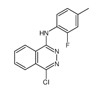 1-Phthalazinamine, 4-chloro-N-(2-fluoro-4-methylphenyl)结构式