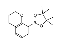 8-(4,4,5,5-四甲基-[1,3,2]二噁硼烷-2-基)苯并二氢吡喃结构式