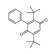 2,5-ditert-butyl-3-phenylcyclohexa-2,5-diene-1,4-dione Structure