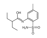 2-ethyl-N-(5-methyl-2-sulfamoylphenyl)butanamide Structure