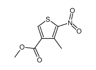 methyl 4-methyl-5-nitrothiophene-3-carboxylate Structure