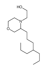2-[3-(4-Propylheptyl)-4-morpholinyl]ethanol Structure