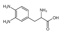 β-(3,4-Diaminophenyl)-α-aminopropionic acid结构式