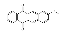 5,12-Dioxo-8-methoxy-naphthacen结构式