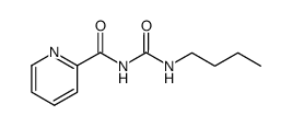 N-butyl-N'-(pyridine-2-carbonyl)-urea Structure