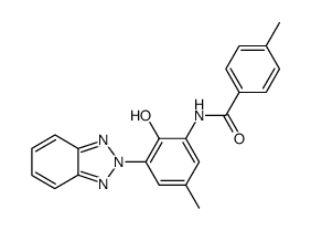 N-(3-benzotriazol-2-yl-2-hydroxy-5-methyl-phenyl)-4-methyl-benzamide Structure