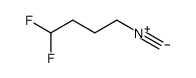 1,1-difluoro-4-isocyanobutane结构式