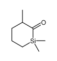 1,1,3-trimethylsilinan-2-one Structure