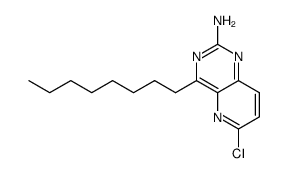 6-chloro-4-n-octyl-pyrido[3,2-d]pyrimidin-2-ylamine Structure