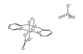 [Cu(N-(2-methoxyethyl)-N,N-bis(2-pyridylmethyl)amine)(NO3)][ClO4] Structure