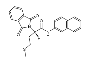 N-Phthalyl-L-methionin-[naphthyl-(2)-amid]结构式