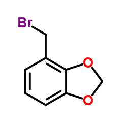 4-(Bromomethyl)benzo[d][1,3]dioxole Structure