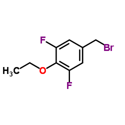 4-Ethoxy-3,5-difluorobenzyl bromide结构式
