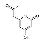 6-Acetonyl-4-hydroxy-2-pyrone结构式