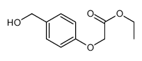 ethyl 2-[4-(hydroxymethyl)phenoxy]acetate Structure